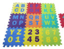 9mm Puzzle 9 PCS ABC-123 | Interlocking  Play Tile | Alphabets Foam Puzzle Mat for Childrens (Random color)