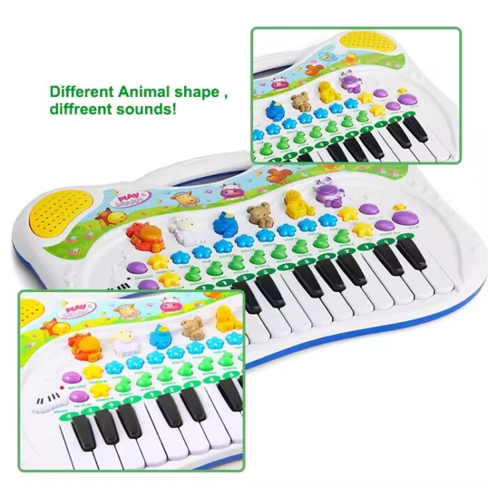 Electronic keyboard - Baby Musical Educational Animal Sound Toy Piano - Image 3