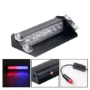 Car LED Red Blue Windshield Dash Emergency Police Strobe Lights