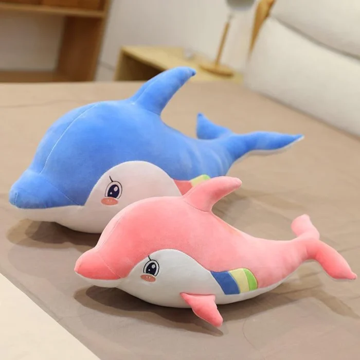 Chroma the Dolphin | Dolphin Doll Aquarium Animal Stuff Plush Toy  Sleeping Pillow - 65CM (Random color) - Image 11