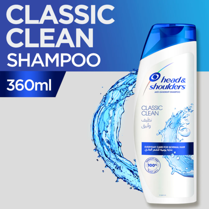 Head & Shoulders Classic Clean  Anti-Dandruff Shampoo  360ml