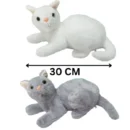 The Real Cat 30cm Stuff / Plush Toy | Cat Stuffed Animals, Realistic Cat - 30 CM (random Color)