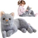 The Real Cat 30cm Stuff / Plush Toy | Cat Stuffed Animals, Realistic Cat - 30 CM (random Color)