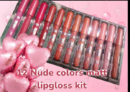 12 Shade Pack shiny gosh  Lipgloss Pack of 12, for enhance your beauty look