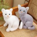 The Real Cat 30cm Stuff / Plush Toy | Cat Stuffed Animals, Realistic Cat - 30 CM (random Color)