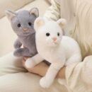 The Real Cat 30cm Stuff / Plush Toy | Cat Stuffed Animals, Realistic Cat - 30 CM (random Color)