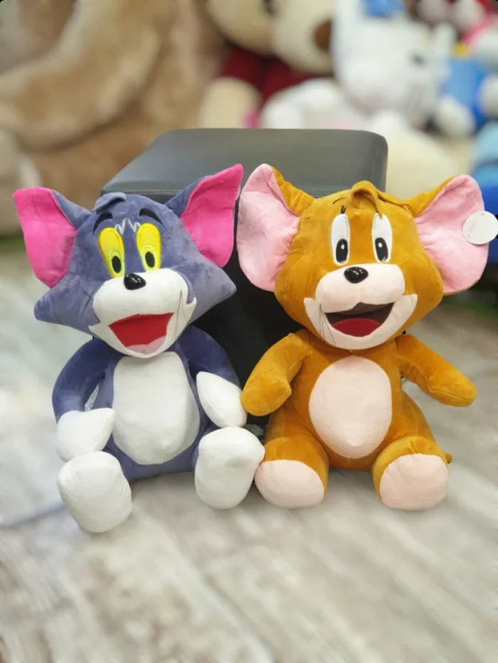 The Naughty Tom & The Clever Jerry  Soft Stuffed Cat Mouse Plush Toy for Kids Boys & Girls - 30 / 50 CM - Image 3