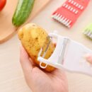 Multifunctional fruit Vegetables Peeler Grater Shredder Cutter - Pack of 3 (Random color)