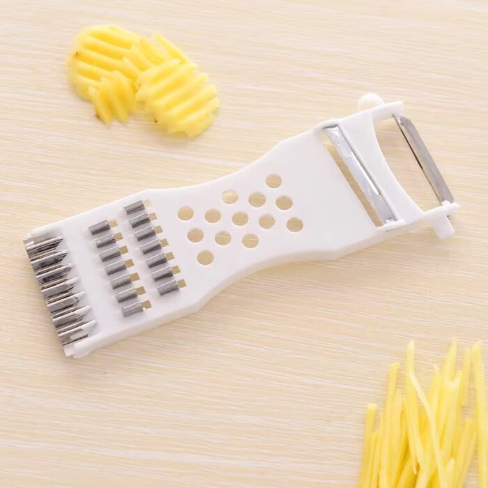 Multifunctional fruit Vegetables Peeler Grater Shredder Cutter - Pack of 3 (Random color) - Image 8