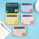 Calculator  | Mechanical Buttons  for Desktop financial accounting (random color)cell operated