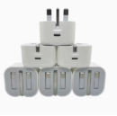 3 Pin Plug 20W USB-C Power Adapter  Fast Charging Type C Pd Charger