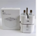 3 Pin Plug 20W USB-C Power Adapter  Fast Charging Type C Pd Charger