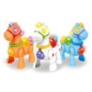 Walking Musical Pony Horse - Lights and Sounds - Interactive Kid Fun Toy (Random color)