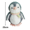 Scarf Penguin Plush Figure | Fluffy & Soft Stuffed Animal Penguin Plush Toy For Kids - 25 CM