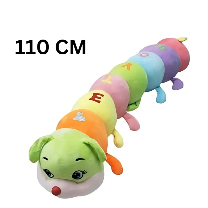 110 Cm - Caterpillar Figures Plush Toy - Stuffed Charm Caterpillar Pillow Toy | Colorful Figure Sleeping Plush Toy