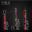 5 in 1 Lipstick Pen Huda Beauty Nude Shades