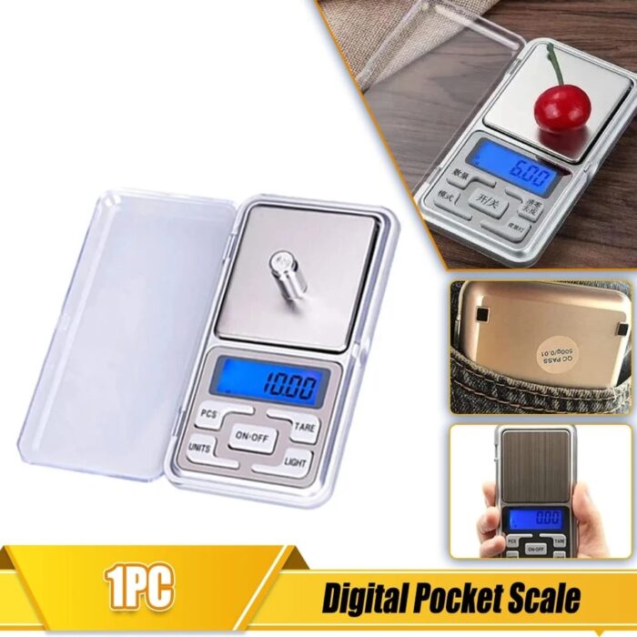 Mini Electronic Scales High Precision Pocket Digital Scale for Gold Sterling Jewelry Balance Gram For Kitchen Scale