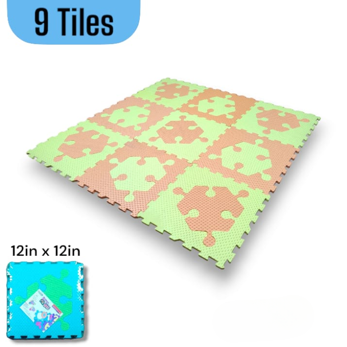 Multi colour Puzzle Tiles 1ft - EVA foam puzzle mat suitable for children (random color)