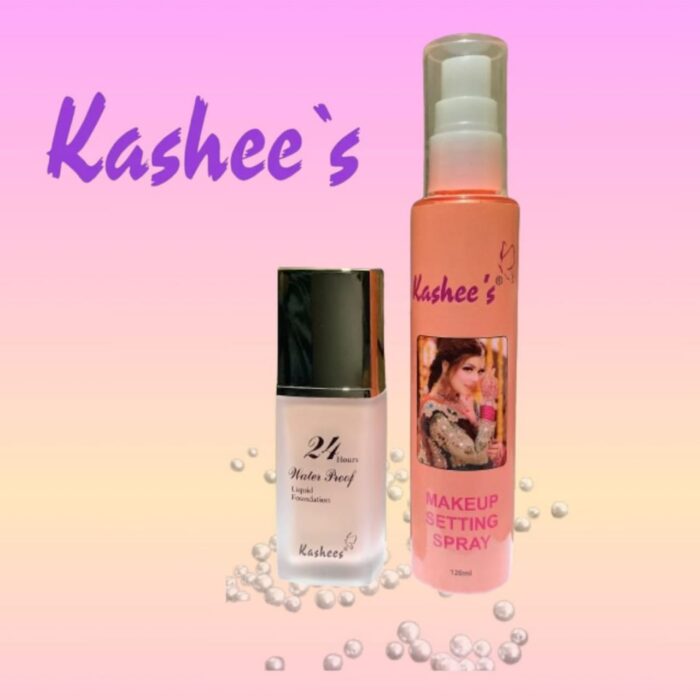 2 in 1 Kashee's High Coverage Foundation & Makeup Fixer Deal