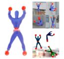 Pack Of 20 Sticky Spider Man Climbing Wall Toy For Kids Sticky Wall Climbers Spider Men Toys (Random color)