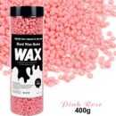 400g Depilatory Wax Beans for Hair Removal Hard Wax Pellet for Wax Warmer Hot Film Painless (random color)