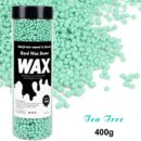 400g Depilatory Wax Beans for Hair Removal Hard Wax Pellet for Wax Warmer Hot Film Painless (random color)