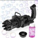 8 Hole Massive Bubble Gun_Gatling Bubble Machine 8 Hole Bubble Blower Automatic Bubble Maker Electric Bubble Gun (Random Color)