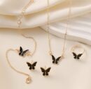 Butterfly Set Pack Of 4 ( White)