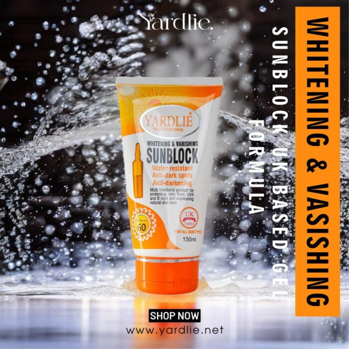 YARDLIE - SPF - 60 WHITENING & VANISHING SUNBLOCK 150ml - Image 5