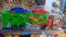 Double decker Trailer Truck | Car Carrier Truck with 4 Cars Included Toy for Kids (Random color)