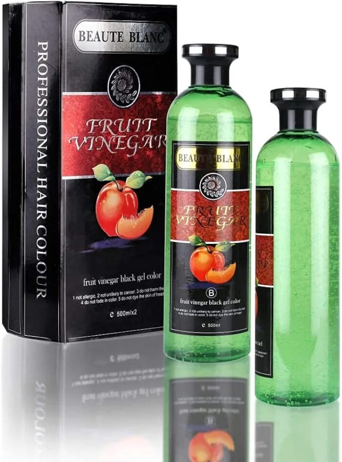 Aravli BEAUTE BLANC Fruit Vinegar Black Gel Color,  500 ml - Image 4