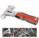 9 in 1 Stainless Steel Screwdriver Hatchet Axe Hammer Plier Pocket Hand Tool Portable Folding Outdoor Multi tool