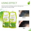 Apple Ammonia-Free Black Hair Cream, 100% Organic Black Hair Dye- Natural Black Hair Color cream