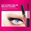 YANQINA Black Liquid Eyeliner + 3D Mascara (2 in 1)  Quick Drying Waterproof Non-smudge Eye Liner Pencil Makeup Set