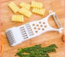 Multifunctional fruit Vegetables Peeler Grater Shredder Cutter - Pack of 3 (Random color)