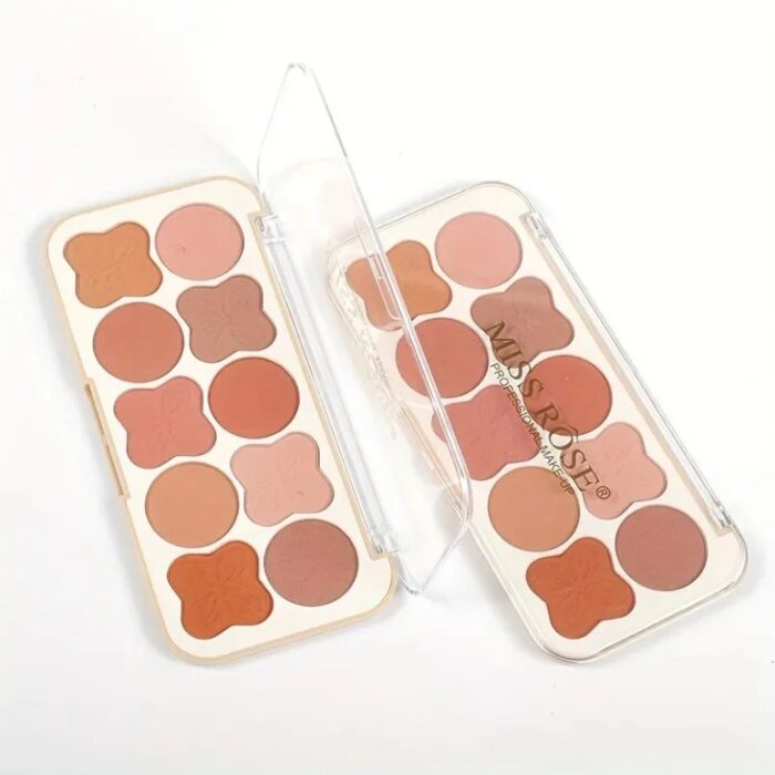 Miss Rose 10 fashion colors blush on palette - Image 5