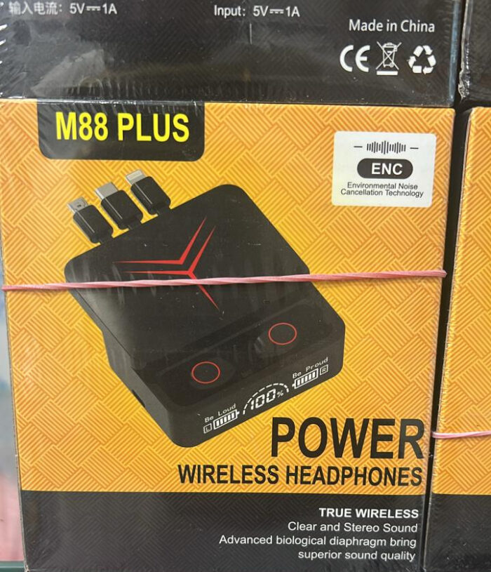 M88 Plus Power Wireless Headphones - Image 2