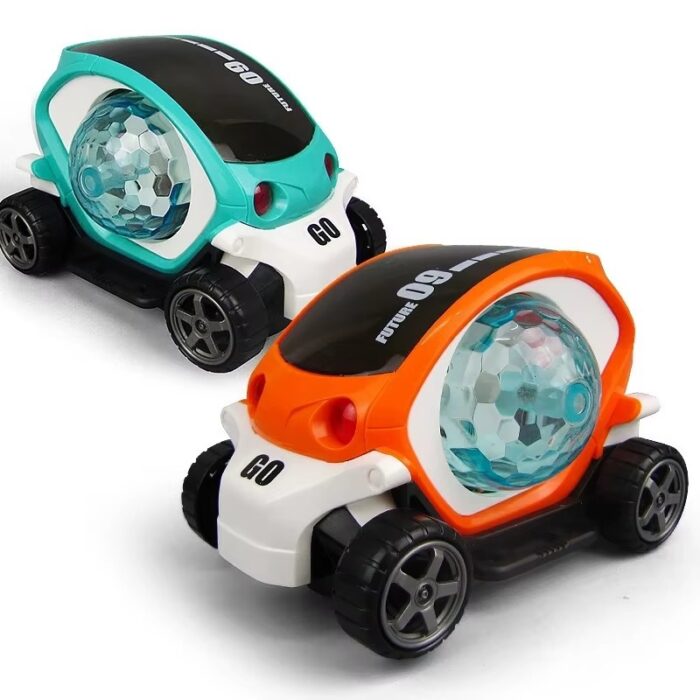 Future 09 Musical Stunt Car Toys For Kids Boys Girls (random color)