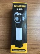 360 Degree Rotating Flashlight Outdoor Led Flashlight Rechargeable Torch for Camping Outdoor Emergency Use