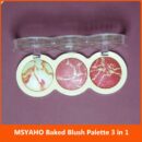 MSYAHO 3 in 1 Baked Blush Palette