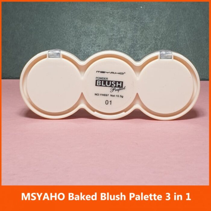 MSYAHO 3 in 1 Baked Blush Palette - Image 7