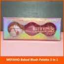 MSYAHO 3 in 1 Baked Blush Palette