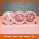 MSYAHO 3 in 1 Baked Blush Palette