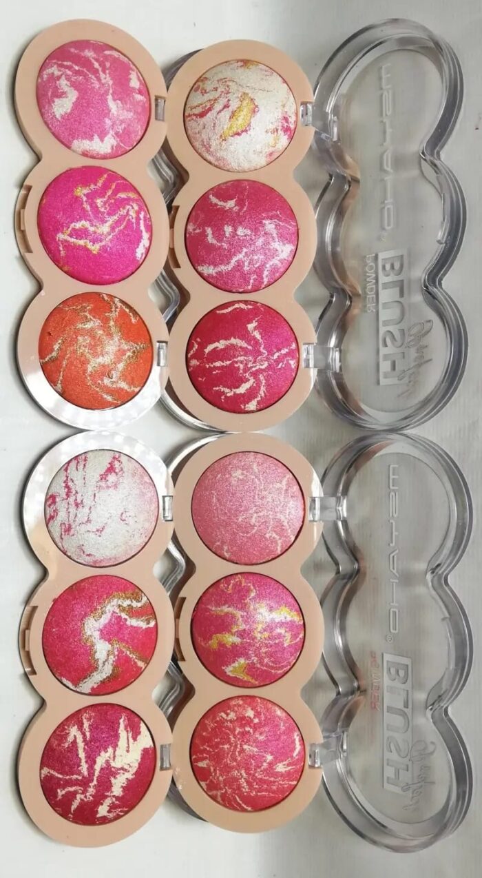 MSYAHO 3 in 1 Baked Blush Palette - Image 10