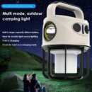 Portable Camping Lights with 4 Lighting Modes, Torch Mode, USB Rechargeable Camping hiking Lantern with Hook, Waterproof Tent Light