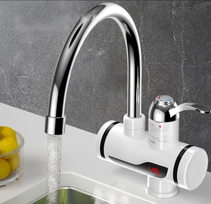 Electric Water Heating Faucet ,Tap for Kitchens and Bathrooms |   Display | Hot Water (without shower )