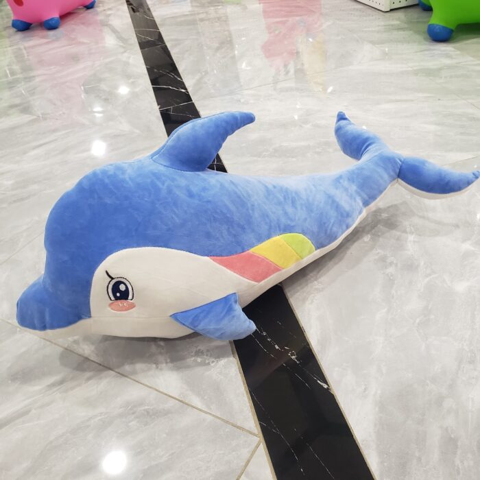 Chroma the Dolphin | Dolphin Doll Aquarium Animal Stuff Plush Toy  Sleeping Pillow - 65CM (Random color) - Image 3