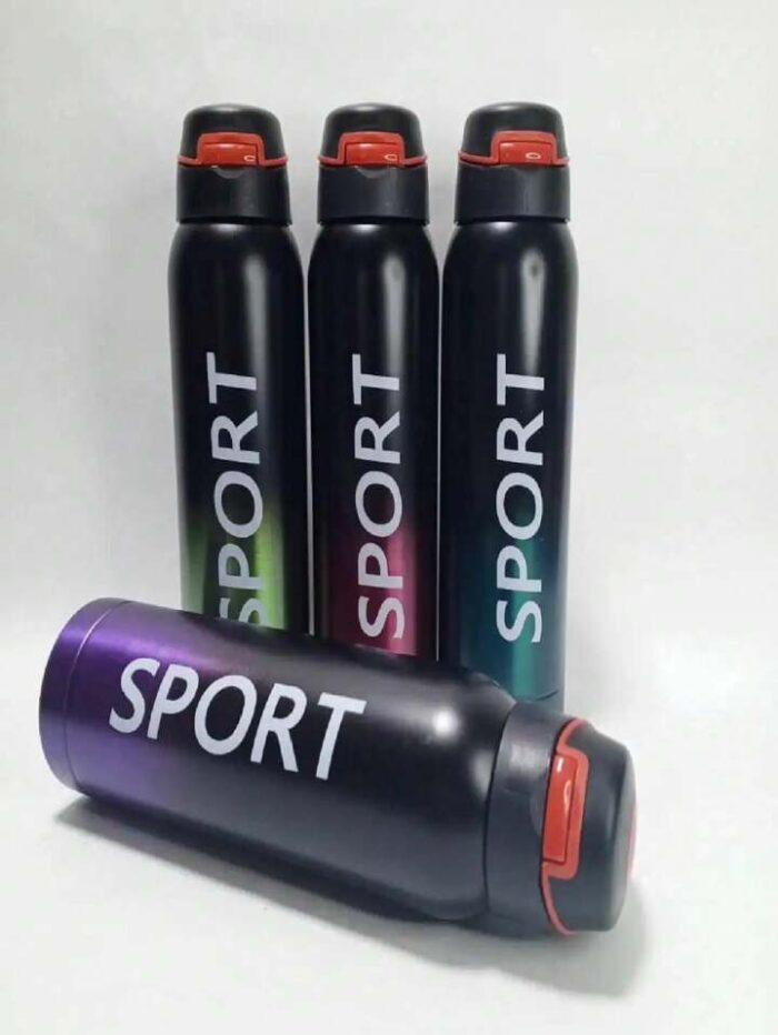 500ml Portable Sports Water Bottles Thermos With Straw (random color) - Image 7