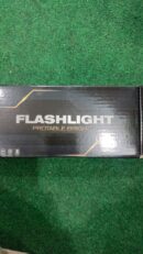 Portable LED flashlight, 3 light intensity modes, USB,