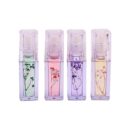 ( Pack Of 4) Flower Transparent Liquid Lip Oil 5ml